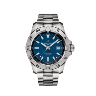 nep breitling Avenger Automatic GMT 44 Roestvrij staal Blauw A32320101C1A1