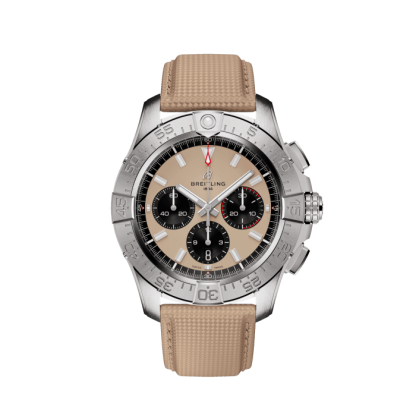 nep breitling Avenger B01 Chronograaf 44 Roestvrij staal Beige AB0147101A1X1