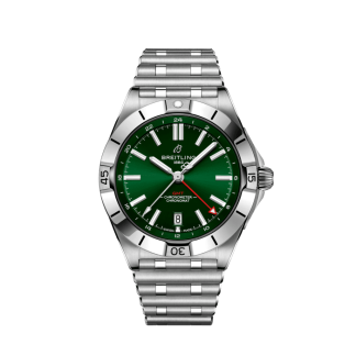 nep breitling Chronomat Automatic GMT 40 Roestvrij staal Groen A32398101L1A1