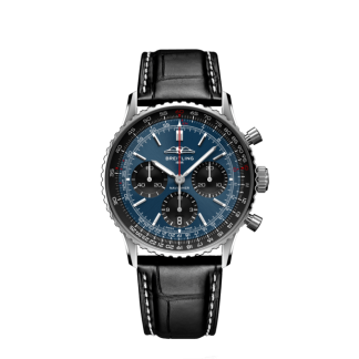 nep breitling Navitimer B01 Chronograaf 41 Roestvrij staal Blauw AB0139241C1P1