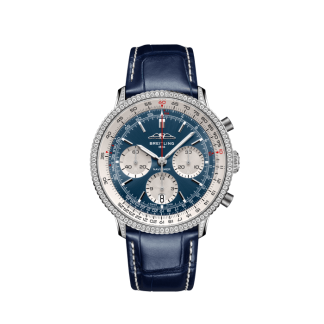 nep breitling Navitimer B01 Chronograaf 41 Roestvrij staal Blauw AB0139631C1P1