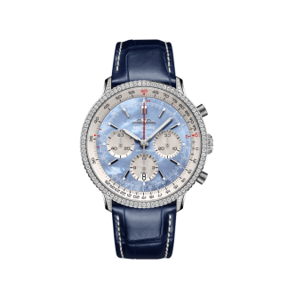 nep breitling Navitimer B01 Chronograaf 41 Roestvrij staal Blauw parelmoer AB01396A1C1P1