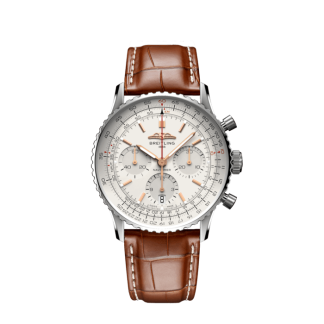 nep breitling Navitimer B01 Chronograaf 41 Roestvrij staal Crème AB0139211G1P1