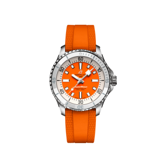 nep breitling Superocean Automatic 36 Roestvrij staal Oranje A17377211O1S1