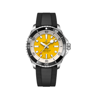 nep breitling Superocean Automatic 42 Roestvrij staal Geel A17375211I1S1