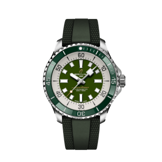nep breitling Superocean Automatic 44 Roestvrij staal Groen A17376A31L1S1
