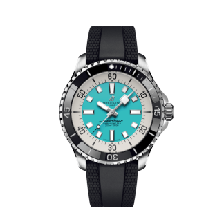 nep breitling Superocean Automatic 44 Roestvrij staal Turquoise A17376211L2S1