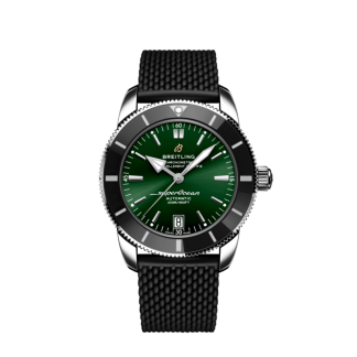 nep breitling Superocean Heritage B20 Automatic 42 Roestvrij staal Groen AB2010121L1S1