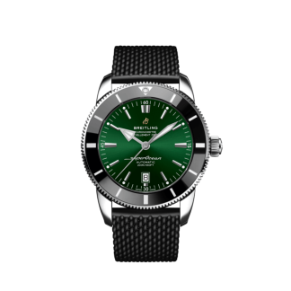 nep breitling Superocean Heritage B20 Automatic 46 Roestvrij staal Groen AB2020121L1S1