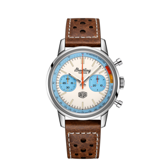 nep breitling Top Time Deus Roestvrij staal Wit A233112A1A1X1