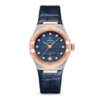 kopen replica Omega Constellation Co Axial Master Chronometer 29 mm dameur blå O13123292099003