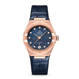 kopen replica Omega Constellation Co Axial Master Chronometer 29 mm dameur blå O13153292099001