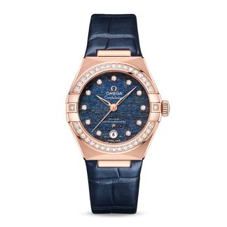 kopen replica Omega Constellation Co Axial Master Chronometer 29 mm dameur blå O13158292099006