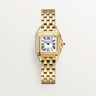 replica cartier Panthère de Cartier horloge Klein model quartz uurwerk geelgoud CRWGPN0038