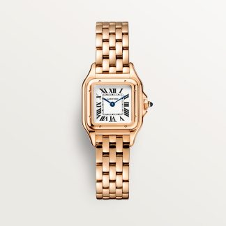replica cartier Panthère de Cartier horloge Klein model quartz uurwerk roségoud CRWGPN0040