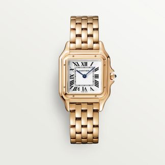 replica cartier Panthère de Cartier horloge Medium model quartz uurwerk roségoud CRWGPN0007