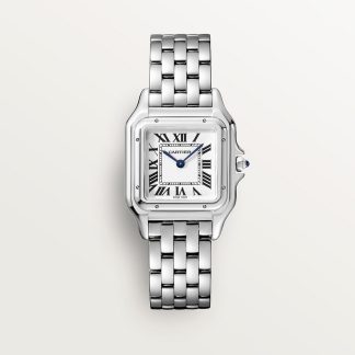replica cartier Panthère de Cartier horloge Middelgroot model quartz uurwerk staal CRWSPN0007