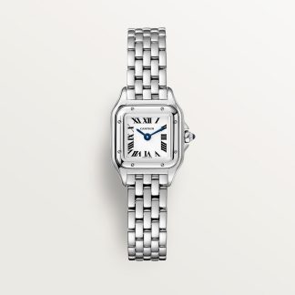 replica cartier Panthère de Cartier horloge Mini model quartz uurwerk staal CRWSPN0019