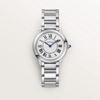 replica cartier Ronde Must de Cartier horloge 29 mm quartz uurwerk staal CRWSRN0033