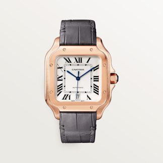 replica cartier Santos de Cartier horloge Groot model roségoud CRWGSA0019