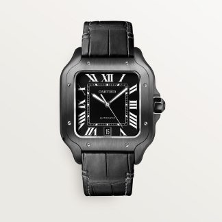 replica cartier Santos de Cartier horloge Groot model staal ADLC CRWSSA0039