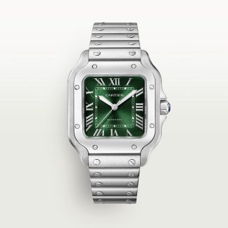 replica cartier Santos de Cartier horloge Middelgroot model staal CRWSSA0061